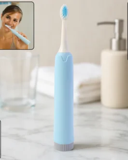 Portable Battery-Operated Electric Toothbrush (1 Pc)