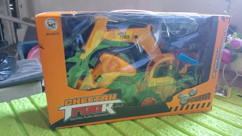 Plastic JCB Construction Toy Remote Control Super Power JCB Truck Toy for Kids 1 Set - Image 4