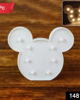 Mickey Shaped LED Decorative Night Light (1 Pc)
