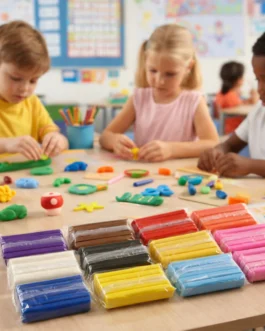 Kids Creative Modelling Clay – Multi-Color DIY Craft & Learning Kit (160g x 24 Bars)