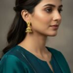 Women & Girl Traditional Jewellery Stylish Fancy Jhumki/Jhumka Earrings - Image 2