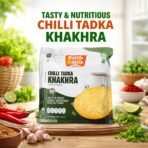 Naasta Baasta Chilli Tadka Khakhra Ready to Eat Spicy & Nutritious Snack (200gm) - Image 2