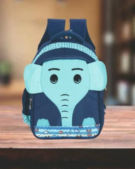 Cute Blue Elephant Kids Backpack for Boys & Girls