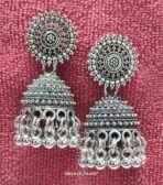 Silver Jhumka