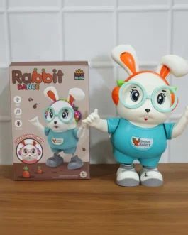 Swing Rabbit Musical Dancing Toy with Light-Up Ears (1 Pc)