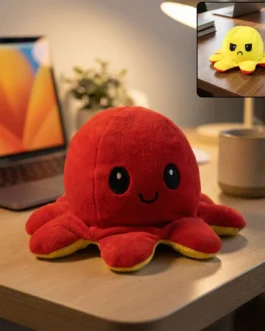Reversible Octopus Mini Plush Toy (1 Pc)