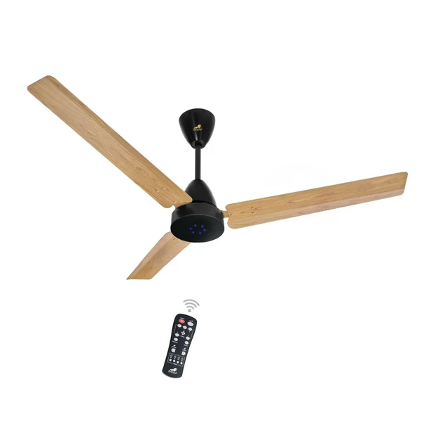 Zadap STROM 1200mm High Speed BLDC Ceiling Fan with Remote(Light Wooden) - Image 7