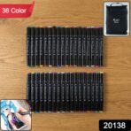 36 Color Dual Tip Art Sketch Markers Set with Carry Case - Image 2