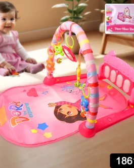2in1 Baby Kick and Play Piano Gym Mat & Fitness Rack (1 Set)