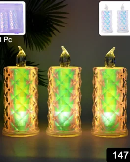 LED Flameless Decorative Candle Lights (3 Pc / Set)
