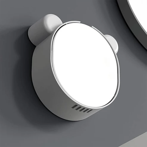 Plastic Cute Panda Soap Box – Wall Mounted Flip-Top Drain Soap Case (1 Pc) - Image 5