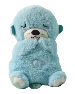 Soft Plush Musical Teddy Bear Toy with LED Light (1 Pc)