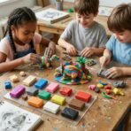 Nara 12 Color Modelling Clay Kit, Soft Creative Play Dough Set for Kids (60 Gm/24 Bars) - Image 2
