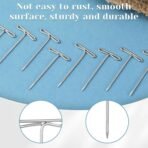 Aerotix Stainless Steel T Pin For Sewing & Craft Pins for Fabric, Notice Board, Office & Home Use (50Gm) - Image 2