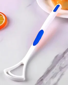New Hot Away Hand Scraper Fashion Tongue Cleaner Brush with Silica Handle