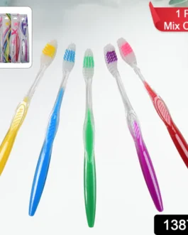 Premium Plastic Toothbrush (1 Pc / Mix Color)