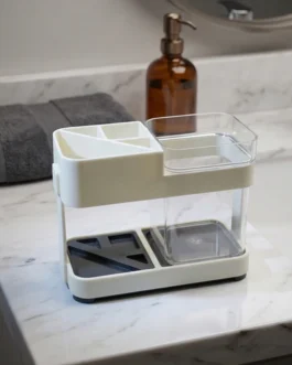 Multipurpose Toothbrush & Toothpaste Stand Holder (1 Set)