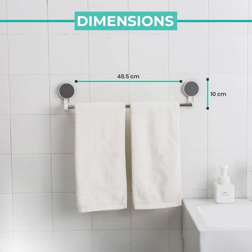 Self-Adhesive Towel Rod - (1 Pc) - Image 2