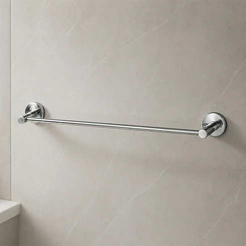 Wall Mounted Stainless Steel Towel Rod Holder Bathroom Towel Bar - Image 4