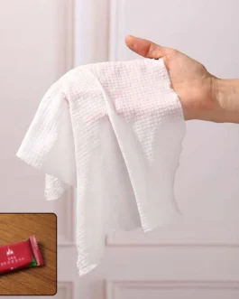 Ultra Soft Compact Disposable Travel Tissue Towel (1 Pc 30×25 Cm)