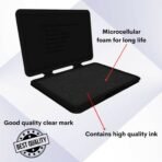 OfficeMate Black Feather Touch Stamp Pad for Office And School Use (155x95 mm) - Image 2