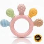 5 Finger Silicone Baby Teether Hand for Soothing Gums