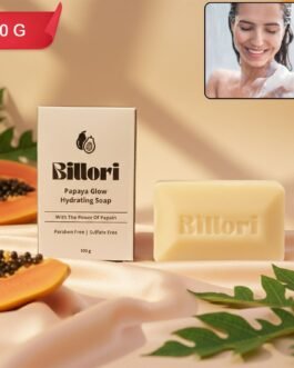 Papaya Glow Hydrating Soap, Papain Enzyme & Papaya Extract (100 g)