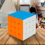 4×4×4 High Speed Stickerless Magic Cube Puzzle Toy for Kids & Adults