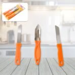 3-in-1 Stainless Steel Multipurpose Kitchen Knife Set