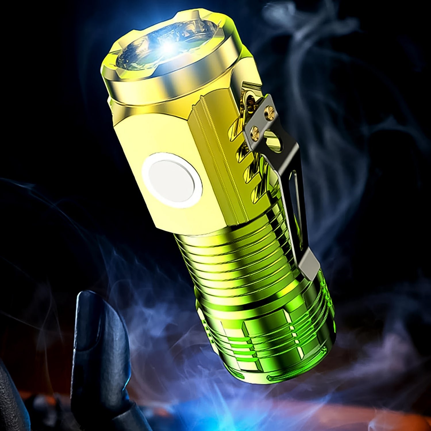 01_a12db35a-20c2-475f-8410-946a8e6aba2c.jpg USB Rechargeable Mini 3 LED Flashlight with Clip - Portable Torch - Image 1