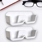 Sunglass Wall Organizer with 2 Adhesive Stickers – Space Saving 2 Pc Set