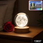 3D Crystal Ball lamps With Base (1 Pc / Mix Design) - Image 2