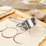 Stainless Steel Puri Cutter Roller for Easy Dough Cutting