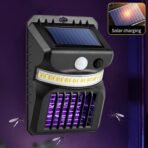 2-in-1 Solar Bug Zapper and Motion Sensor Wall Light