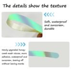 Multicolored Reflective Car Wheel Stickers - 20 Pcs Set for Night Safety