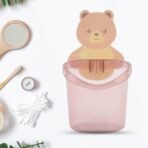 Multipurpose Teddy Bear Wall Toothbrush Holder - Waterproof & Self-Adhesive