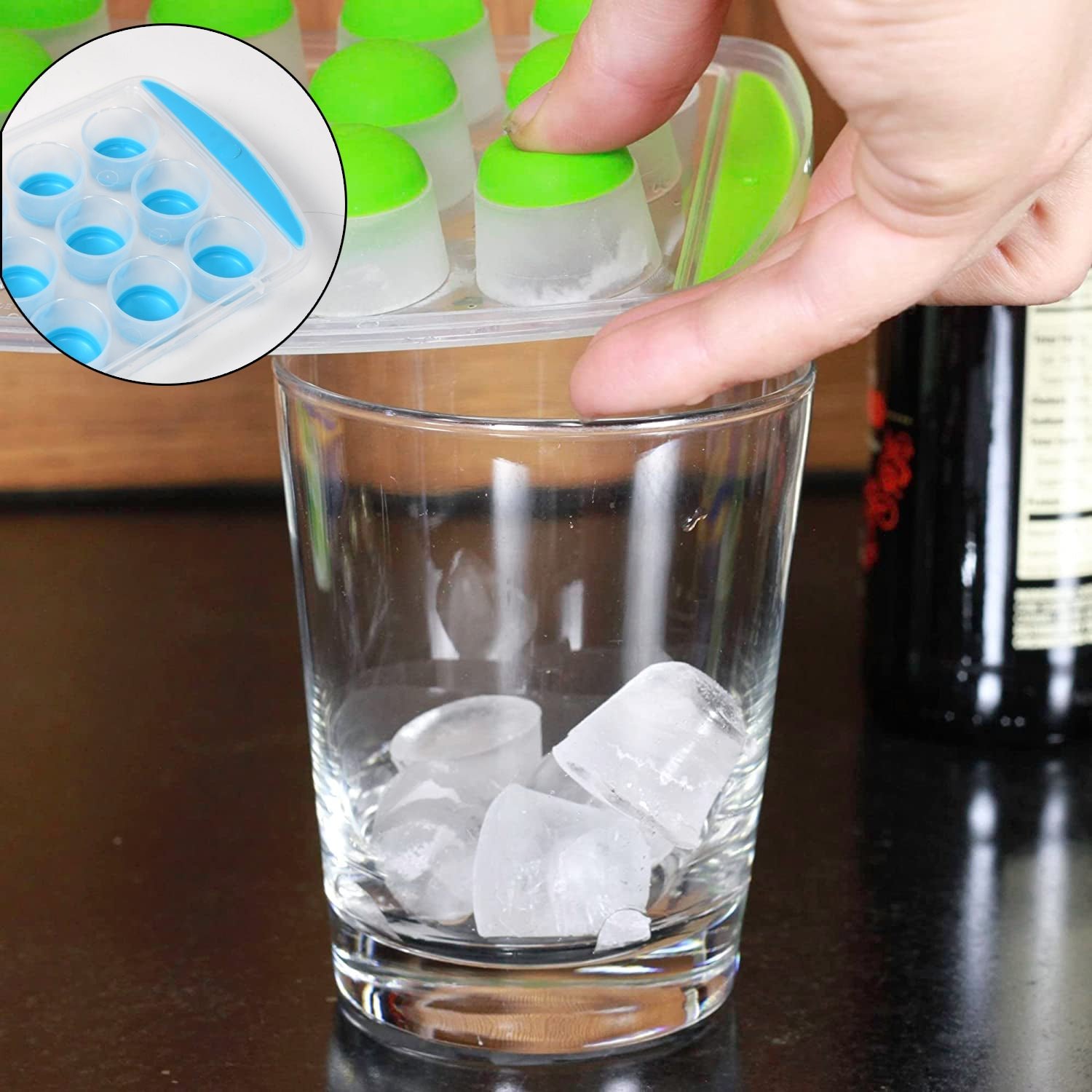 05_62e4ef14-724b-4e18-9709-0eb08316d633.jpg Smart Push Out Round Shape Mini Ice Cube Trays ,Silicone Chocolate Mold Maker - Image 1