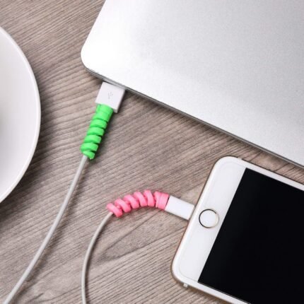 Spiral Cable Protector for Universal Chargers – Pack of 10