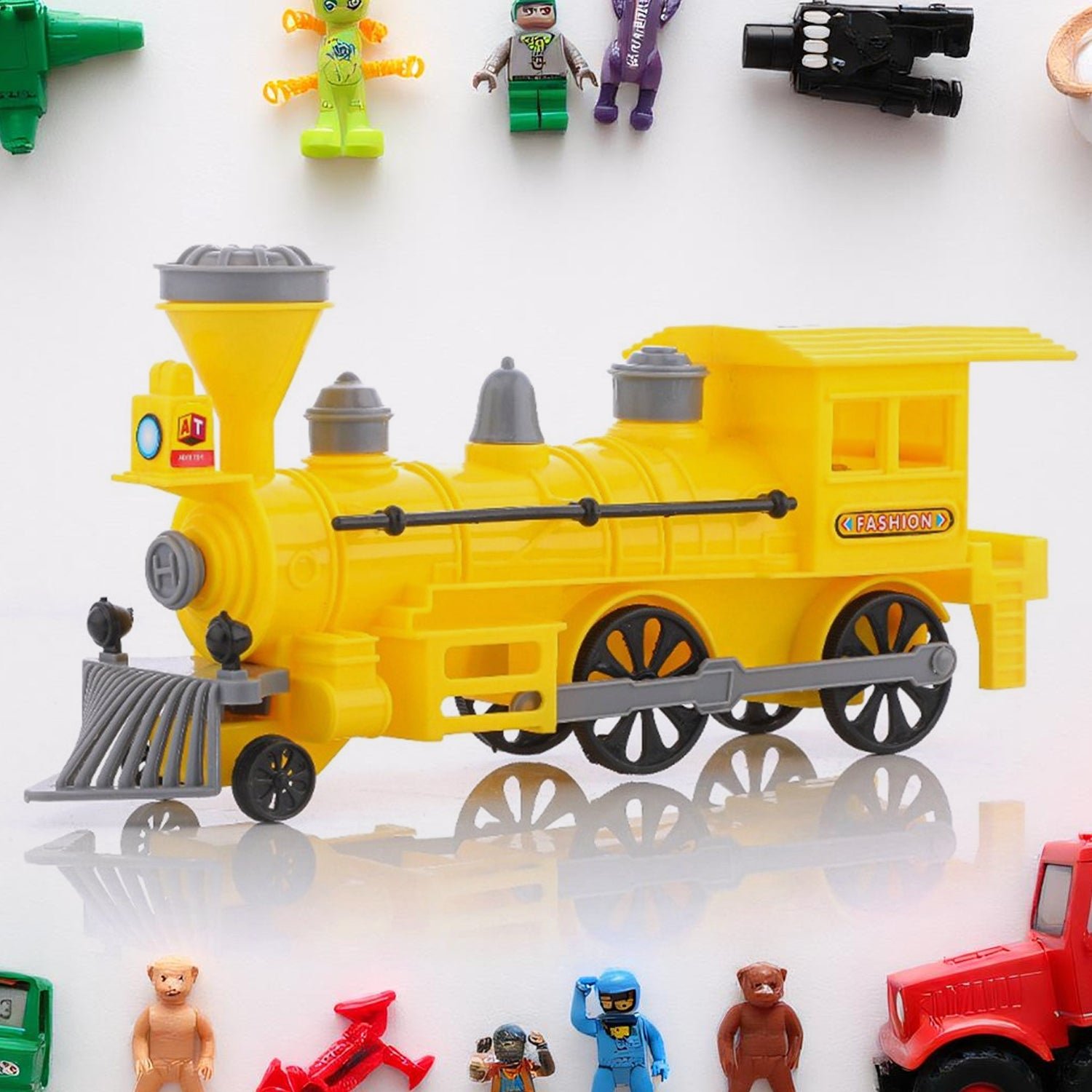 09_caa82a93-3a9f-4ce8-9d77-0244da577752.jpg Pull and Go Train with Light Plastic String Pull Back Train (1 Pc / Mix Color) - Image 1