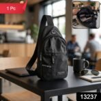 Waterproof USB Charging Waist & Crossbody Sling Bag for Travel - Image 2