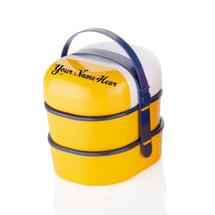 Customize Mr. Chef Smart Lunch Box – Capsule Shape with Strap, Water Bottle & Handle