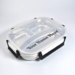 Customize White Transparent Lunch Box