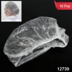 Disposable Shower Caps for Women - 10 Pack, Waterproof & Individually Wrapped - Image 2