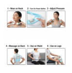 Portable Neck & Shoulder Massager for Back and Waist Relief - Image 2