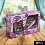 Hair Styling Clasp Clips Twisting Stringing Beads Kit for Girls, Portable Hair Braider Machine,Hairstyle Braid Kit DIY Hair Styling Tool with Comb, Rubber, Button Beads and Beads (85 Pcs Set), Hair accessories - Image 2