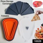 Reusable Expandable Pizza Storage Container with 5 Microwavable Trays - Image 2