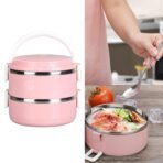 Customized Multi Layer Stainless Steel Hot Lunch Box (2 Layer) - Image 2
