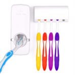 Automatic Toothpaste Dispenser & Toothbrush Holder - Hygienic Wall Mount