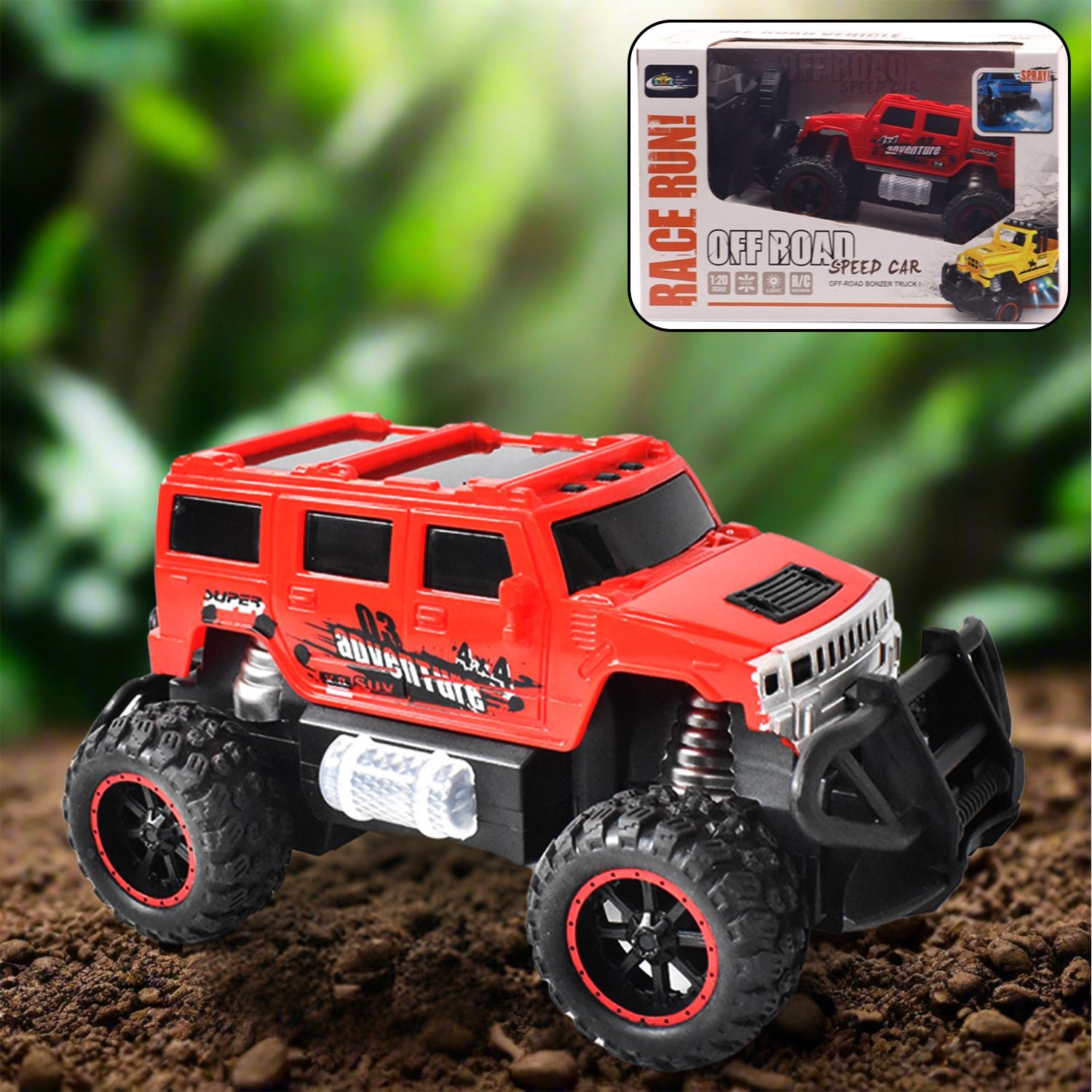 3_e08c727a-05c0-44ad-afc4-11a49cbbc72e.jpg Mist Spray Race Car Toy Off Road Speed Car With Smoke (Water Sprayer Mist With Light) - Image 1