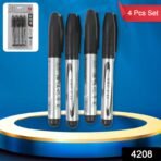 Black Marker used in all kinds of school, college (4 Pcs Set) - Image 2